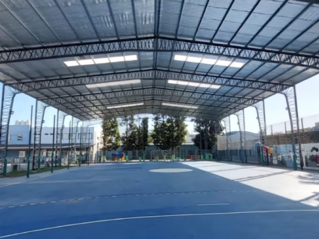 Playón deportivo en el Colegio