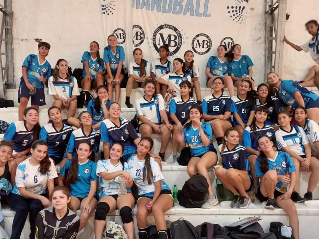 Campeonas sub 16 handball